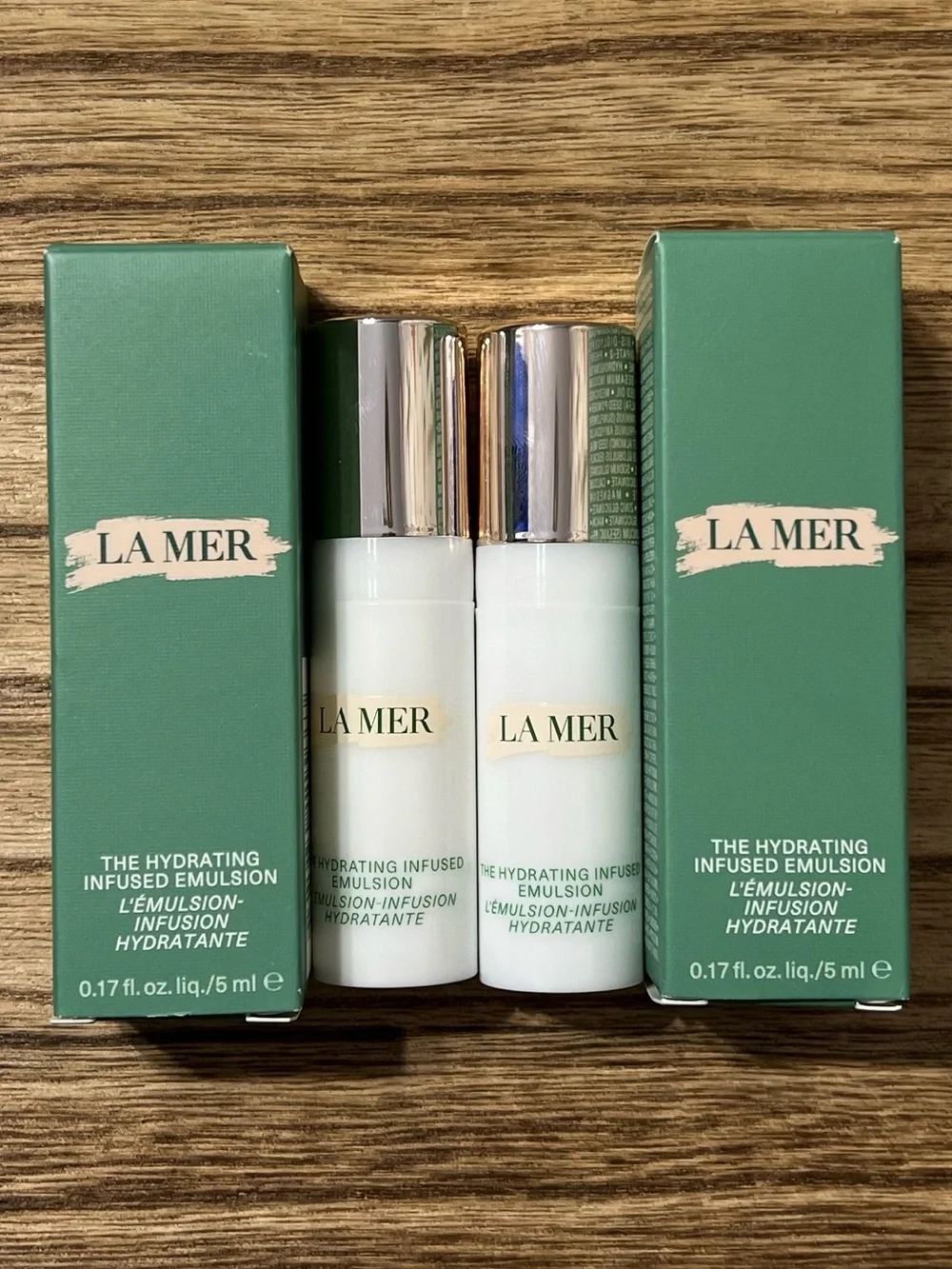 NIB Set of 2 La Mer The Hydrating Infused Emulsion-5ml